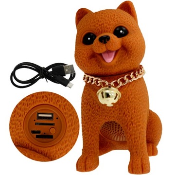 GŁOŚNIK BLUETOOTH PIESEK POMERANIAN DOBRA JAKOŚĆ DŹWIĘKU PREZENT