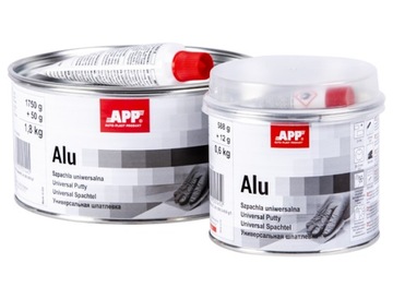 0,6kg APP Alu Szpachla z pyłem aluminiowym odporna na temp 120 stC 1087