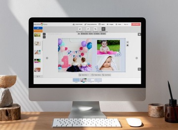 Фотоалбум 20x20 см. Жесткие квадратные страницы 40 страниц