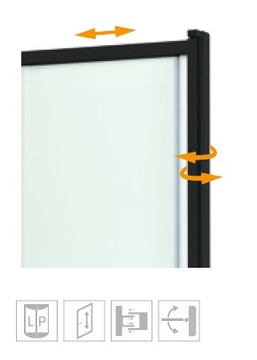 SENSI 100 выдвижная шторка для ванны + скребок