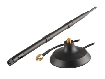 SAVIO Dookólna antena WiFi 12dBI 41CM RP-SMA PODS