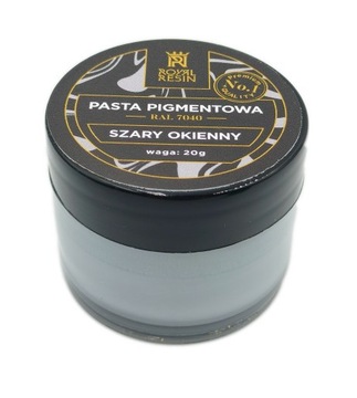 Pigment Pasta do żywicy JASNY SZARY RAL7040 20g