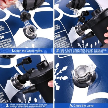 Slider Slide Slide Tire для Snow Pontoon 110x30 см синий зима