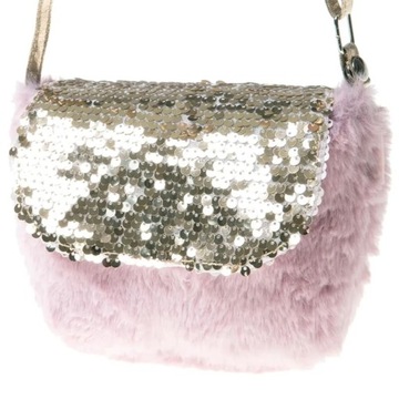Torebka - Shimmer Sequin Fur Lilac (Rockahula Kids)