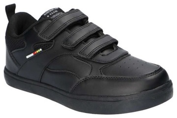 WYPRZEDAŻ AMERICAN ADIDASY PÓŁBUTY BUTY NA RZEPY CZARNE 37