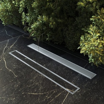 ЛИНЕЙНЫЙ СЛИВ ПОД ПЛИТКУ 50 СМ СТАЛЬ СИФОН 2в1 ДУШЕВОЙ ПОДДОН ENTERO