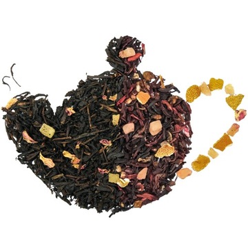 DUŻY ZESTAW PREZENTOWY Na Święta Herbata Miód Syrop Przetwory KRAFTOWY