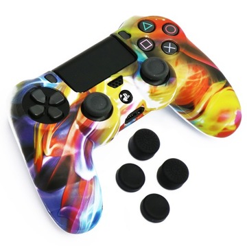 Pokrowiec Silikonowy Nakładka na Pad PS4 4x Grip