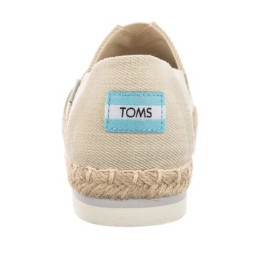 Toms Toms, Natural, Heavy Twill W Platform 1001783