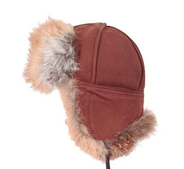 ШАПКА ПИЛОТ ЖЕНСКАЯ, RED FOX, Натуральный 57