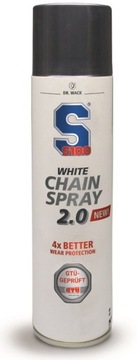 S100 BIAŁY SMAR DO ŁAŃCUCHA W SPRAYU, 400ML