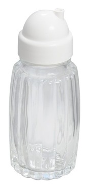 Pojemnik na Przyprawy w Płynie Ocet Oliwę Biała Pokrywka Szkło 50 ml