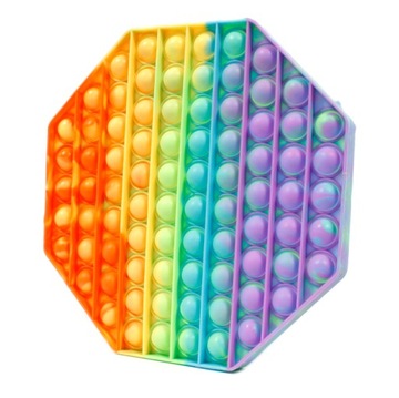 MAXI PUSH UP BUBBLE POP IT 20 x 20 Tęczowy