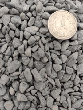 Czarny drobny otoczak ogrodowy Nero Ebano 24kg 4-8