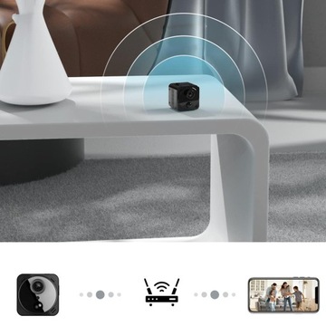 МИНИ-ИНФРАКРАСНАЯ Wi-Fi КАМЕРА ДИСКРЕТНАЯ 1080P HD С ОБНАРУЖЕНИЕМ ДВИЖЕНИЯ
