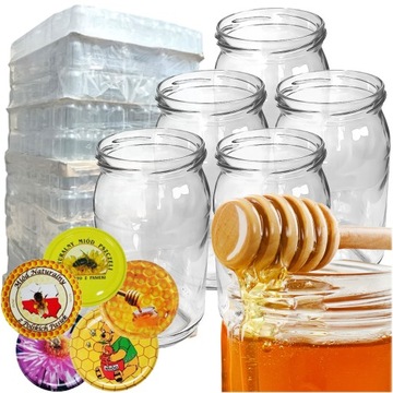 Słoik na przetwory Słoiki szklane 815ml Fi 82mm 6z PALETA 1232szt + WIECZKA