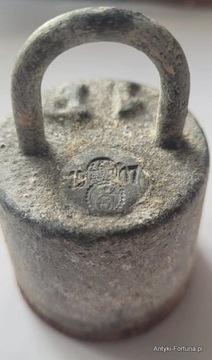 Весовой груз - 1П, маркировка 1907 г. - №3.