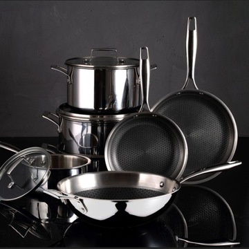 Сковорода кухонная 28см сотовая 18/10