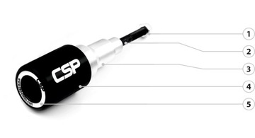 Аварийные колодки CSP для Yamaha FZS 600 1998-2003 гг.