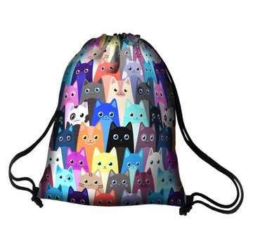 Worek plecak BERTONI nieprzemakalny Meow
