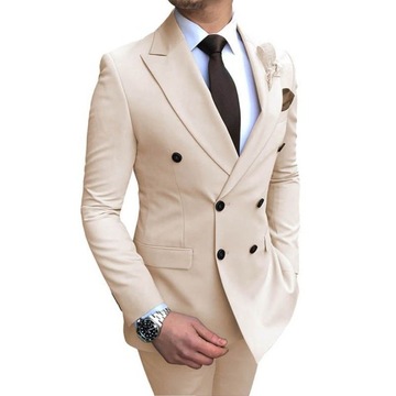 2023 Men Spring Autumn New Double Breasted Formal