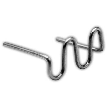 Скобы пластиковые 0,8мм Тип А большая волна 500 шт.