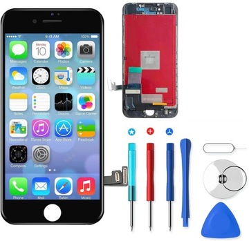 Zestaw Naprawczy wyświetlacz Iphone 7 Black