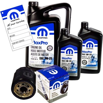 Olej + Filtr MOPAR 5W20 7L MO-339 JEEP DODGE