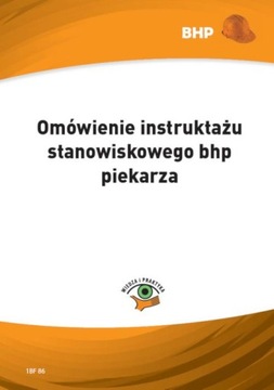 OMÓWIENIE INSTRUKTAŻU STANOWISKOWEGO BHP .. EBOOK