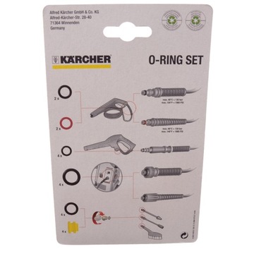 Уплотнительные кольца шланговой трубки Karcher K2 3 4 5 6 7