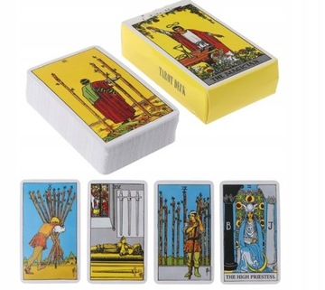 НАБОР КЛАССИЧЕСКИХ КАРТ ТАРО THE Rider TAROT, 78 ЧАСТЕЙ КАРТЫ ГАДАНИЯ