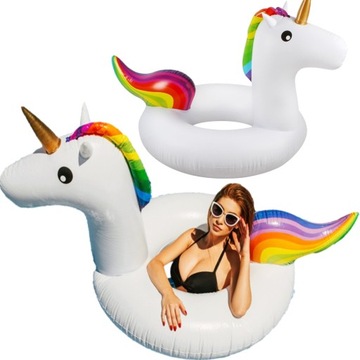 НАДУВНОЙ МАТРАС ДЛЯ ПЛАВАНИЯ КОЛЕСА UNICORN XXL