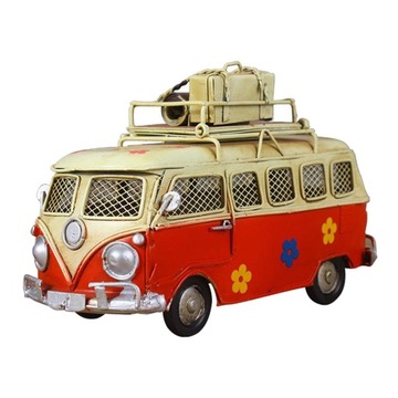 Rzemieślnicze Camper Model Vintage Bus Zabawka