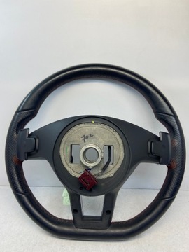 MERCEDES SLK R172 VOLANT NOVÁ ČERNÁ KŮŽE LOPATA ČERVENÁ NIC