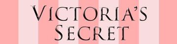 Koronkowe bokserki Victoria's Secret logo z cyrkoniami L