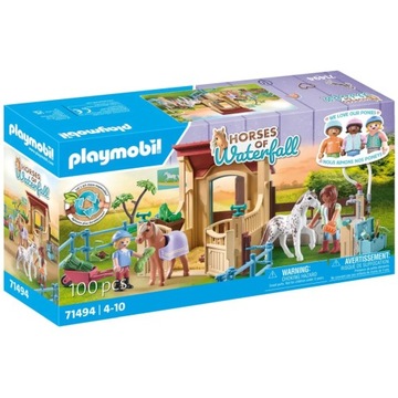 PLAYMOBIL STAJNIA 71494 KONIE FIGURKI 100 EL