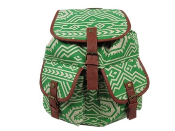 Plecak A4 szkolny duży VINTAGE unisex RETRO szkoła
