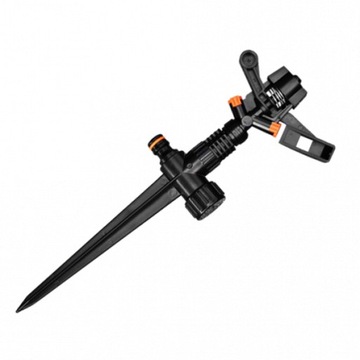 Zraszacz Ogrodowy Obrotowy Pulsacyjny 360° Wbijany Bradas na Kolcu 17m