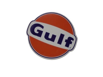 GULF RACING NAKLEJKA STICKER 7,6 x 7 cm