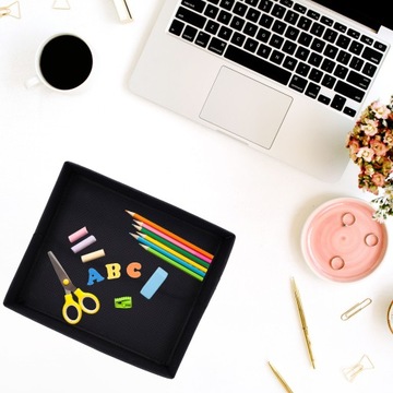 ЯЩИК-ОРГАНИЗАТОР для одежды, украшений, текстильного гардероба-контейнер 28х24см