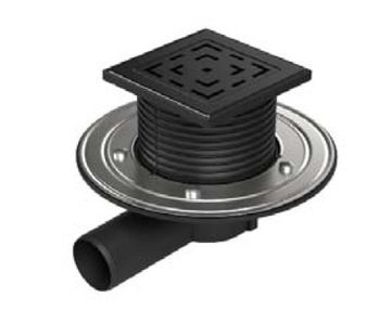 Kratka ściekowa DN50 STAL NIERDZEWNA 12,5x12,5