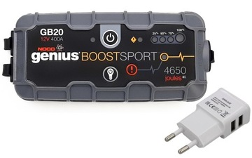 NOCO Boost GB20 500A Booster + ładowarka GRATIS