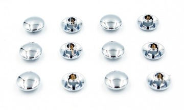 КРЫШКИ ВИНТОВ С ШЕСТИГРАННОЙ ГОЛОВКОЙ M6 12 шт. ХРОМ.