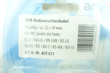 ZŁĄCZE RADIOWE ADAPTOR WTYK JVC KS-FX220 ISO