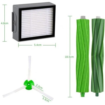 НАБОР ЩЕТКОВ И ФИЛЬТРОВ ROOMBA iROBOT E/I/J СЕРИИ I3 I7 I6 E7