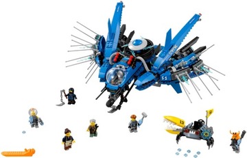 LEGO Ninjago Odrzutowiec Błyskawica 70614 Używane