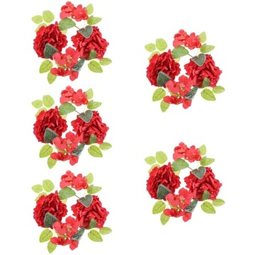 Искусственный подсвечник-гирлянда с росписью 5 шт.