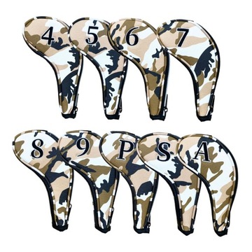 Покрытие на голову клюшки для гольфа с нашивками из