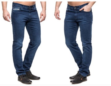 SPODNIE MĘSKIE STANLEY JEANS 400/204 - 92cm/L36