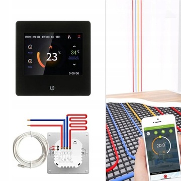 THERMOSTAT WIFI TEMPERATURE REGULATOR KOLOR LCD
